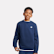 New Balance French Terry Small Logo Crew niebieski 45257 1