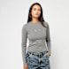 Karl Kani Small Signature Short Seamless LS dark grey siva 44938 1