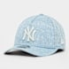 New Era 9Forty Cotton Weave New York Yankees bleu 45039 1