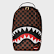 SPRAYGROUND Peeking Character Check Backpack brun 45853 1