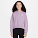Nike Junior Sportswear Club Fleece Boxy Crew Low Brand Read ljubičasta 46549 1