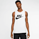 Nike Sportswear Tank Icon Futura blanco 46689 1