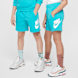 Nike Junior Sportswear Club French-Terry Short High Brand Read turqoise 46848 1