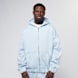 DropSize Oversize Metal Patch Zip-Hoodie blauw 47238 1