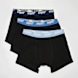 SNIPES 3 PACK - Contrast Tape  Briefs Boxershorts schwarz 47331 1