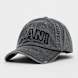 Karl Kani Serif Distress Denim Dad Cap cinzento 47404 1