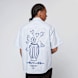 Another Cotton Lab Oversized Short Sleeve Shirt blu 47503 1