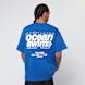 Another Cotton Lab Ocean Swim Oversized T-Shirt plava 47508 1