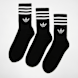 adidas Originals adicolor Trefoil Ankle Socks (3 Pack) crna 47945 1