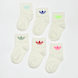 adidas Originals 6 PACK - adicolor Trefoil Ankle Socken Kids bege 47970 1