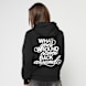Miss Tee Back Around Ladies Fluffy Hoody crna 48085 1