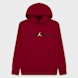 Jordan MJ Baseline Hoodie rouge 48405 1