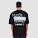 DropSize Heavy Oversize Hustle Culture T-Shirt nero 48868 1