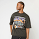 New Era NBA Washed Graphic Tee Los Angeles Lakers gris 49738 1