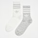 adidas Originals Glitter Crew Socks (2 Pack) srebrna 84510 1