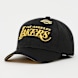 Mitchell & Ness Pinned Gold Pro Snapback NBA Los Angeles Lakers noir 92337 1