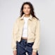 Karl Kani Signature Faux Suede Oversized Bomber Jacket beige 92796 1