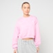 Felicious Cropped Terry Crewneck różowy 93141 1
