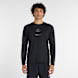 New Balance Reflective Poly Long Sleeve T-Shirt crna 93647 1