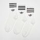 adidas Originals 3 PACK - Crew Sock 3 Streifen branco 93702 1