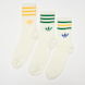 adidas Originals 3 PACK - Crew Sock 3 Streifen bege 94212 1