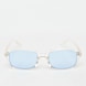 Karl Kani Autograph Rectangular Shaped Sunglasses bleu 95716 1