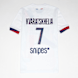 Nike   Kvaratskhelia / No. 7 / Paris Saint-Germain Nike Kids Away Stadium 2024/25 branco 96164 1
