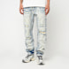 Smoke Rise Grunge Wash Effect Jeans blu 96479 1