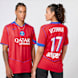 Nike Vitinha / No. 17 / PSG Nike Third Stadium 2025/26 rouge 96698 1