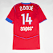 Nike D. Doué / No. 14 / PSG Nike Third Stadium 2025/26 rojo 96700 1