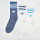 adidas Originals 3 PACK - 3 Stripes Crew Sock blanco 97632 1