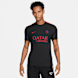 Nike PSG Strike Soccer Dri-FIT Short-Sleeve Top czarny 98312 1