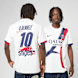 Nike Dembélé / No. 10 / Virgil Abloh Archive / PSG DRI-Fit Jersey Shortsleeve Stadium 25/26 wit 99052 1