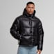 SNIPES Shiny Puffer Jacket With Hood preto 99297 1