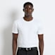 Burocs Slim Rib T-Shirt wit 100205 1
