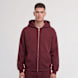 Urban Classics Fluffy Zip Hoody czerwony 101009 1