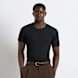 Burocs Slim Rib T-Shirt noir 107077 1