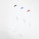 Nike 3 PACK - Sportswear Everyday Essential Crew Socks weiß 388 1