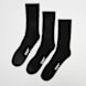 SNIPES 3 PACK - Small Logo Essential Crew Socks negro 2072 1