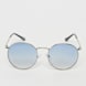 SNIPES Runde Sonnenbrille - silber,  blau Blau 4895 1
