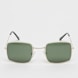 SNIPES Eckige Sonnenbrille - gold, grün Schwarz 22268 1