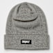 SNIPES Woven Label Basic Logo Beanie Grau 24628 1