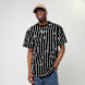 Karl Kani Small Signature Logo Pinstripe Tee nero 24730 1