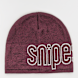SNIPES Outline Logo Essential Skully Beanie Rot 33049 1