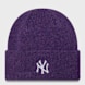 New Era Female Wide Cuff Beanie MLB New York Yankees lila 41521 1