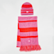 New Era Stripe Scarf Beanie Set (2 Piece) wielokolorowy 41482 1