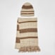 New Era Stripe Scarf Beanie Set (2 Piece) multicolorido 41483 1