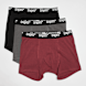 SNIPES 3 PACK - Black Tape  Briefs Boxershorts Multicolor 47332 1