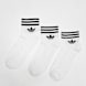 adidas Originals adicolor Trefoil Ankle Socks (3 Pack) branco 47947 1