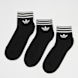 adidas Originals 3 PACK - 3-Stripes Ankle Socks crna 47949 1